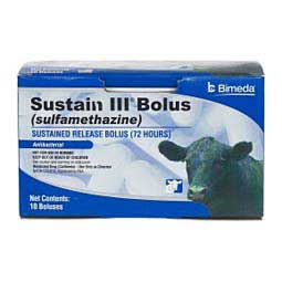 Sustain III Cattle Bolus 10 ct (California Rx Only) - Item # 1460RX