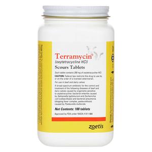 Terramycin Scour Tablets 100 ct - Item # 1462RX