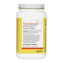 Terramycin Scour Tablets 100 ct (California Rx Only) - Item # 1462RX
