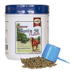Command Biotin 50 Pellets for Horses 1.87 lb (30 servings) - Item # 14631
