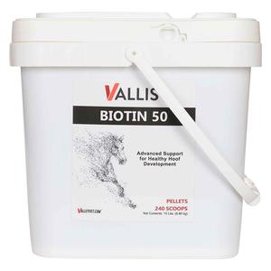 Vallis Biotin 50 Pellets for Horses 15 lb (240 servings) - Item # 14633