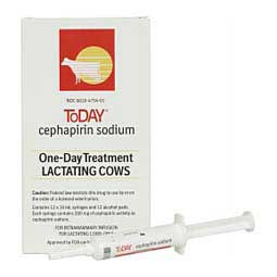 Today (Cephaperin Sodium) One-Day Treatment Lactating Cows 12 ct - Item # 1464RX