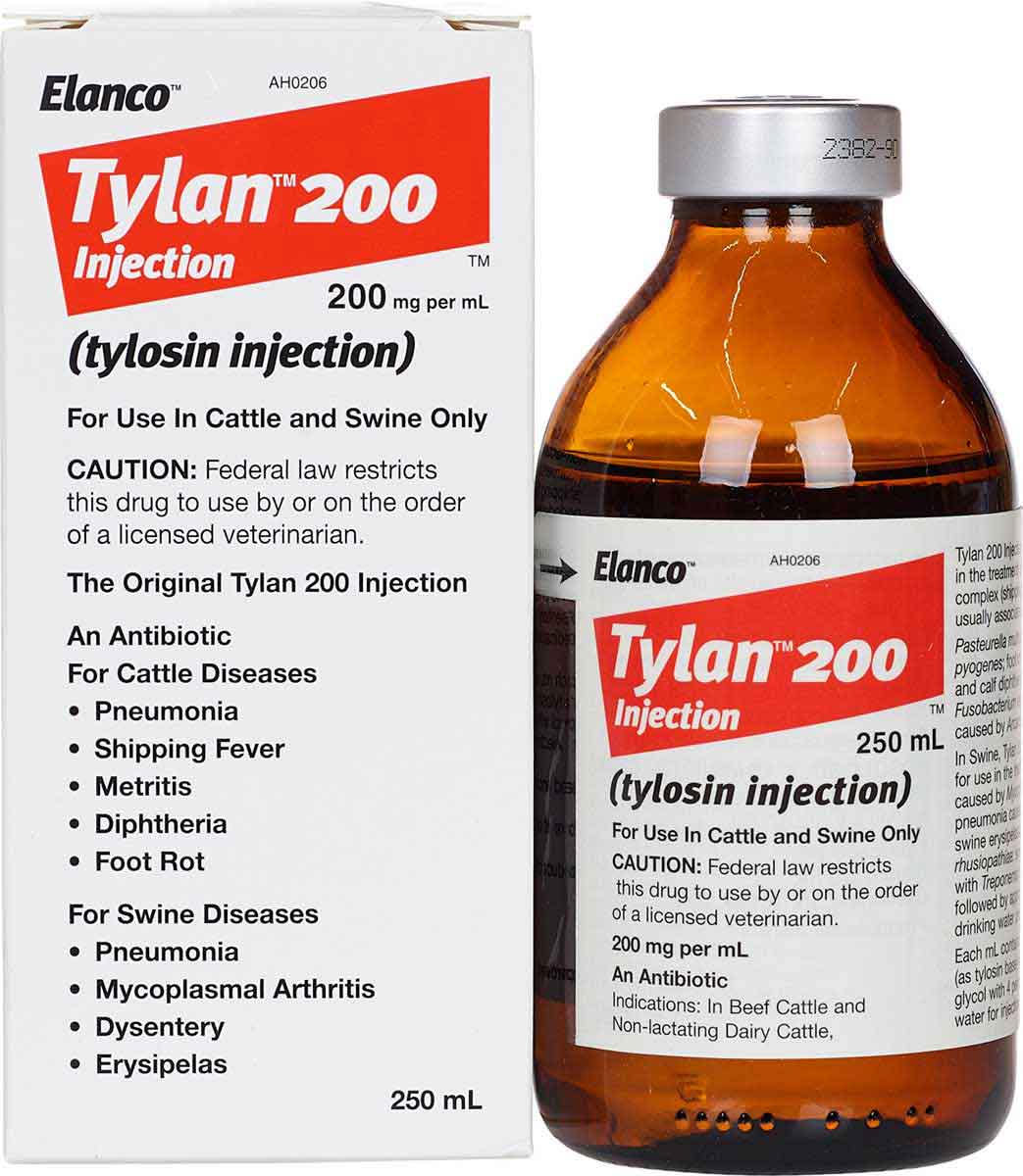 Valley Vet - Tylan 200 Tylosin for Cattle and Swine Elanco Animal ...