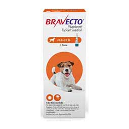 Bravecto Topical Solution for Dogs 9.9-22 lbs 1 ct - Item # 1471RX