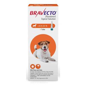 Bravecto Topical Solution for Dogs 9.9-22 lbs 1 ct - Item # 1471RX