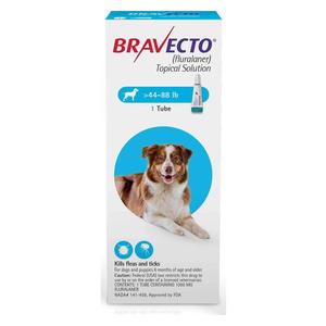 Bravecto Topical Solution for Dogs 44-88 lbs 1 ct - Item # 1473RX