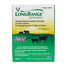 LongRange Extended-Release Parasiticide for Cattle 100 ml - Item # 1475RX