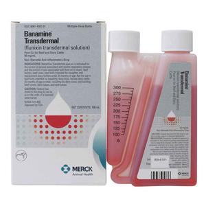 Banamine Transdermal Pour-On for Beef and Dairy Cattle 50 mg/ml 100 ml - Item # 1480RX
