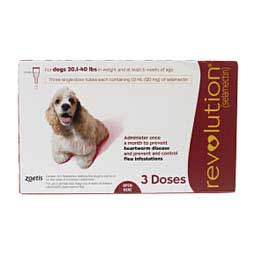 Revolution for Dogs 20.1-40 lbs 3 ct - Item # 1484RX