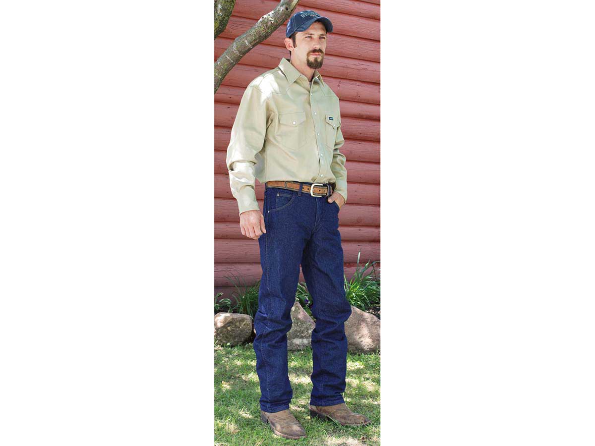 47MWZPW Cowboy Cut Prewash Mens Jeans Wrangler - Mens Clothing