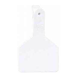 No-Snag Long Neck Blank Calf ID Ear Tags White - Item # 14897