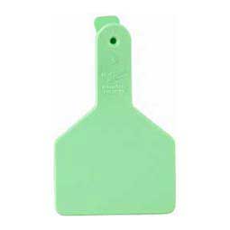 No-Snag Long Neck Blank Calf ID Ear Tags Green - Item # 14897