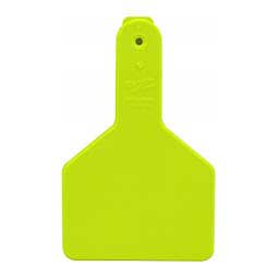 No-Snag Long Neck Blank Calf ID Ear Tags Chartreuse - Item # 14897