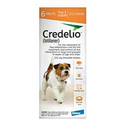 Credelio Chewable Tablets for Dogs 12.1-25 lbs 6 ct - Item # 1495RX