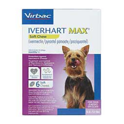 Iverhart Max for Dogs 6-12 lbs  6 ct - Item # 1497RX