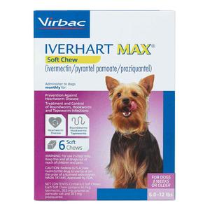 Iverhart Max for Dogs 6-12 lbs 6 ct - Item # 1497RX