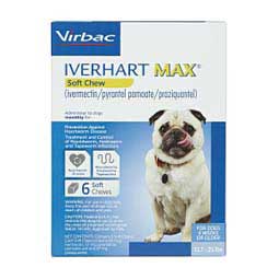 Iverhart Max for Dogs 12.1-25 lbs  6 ct - Item # 1498RX