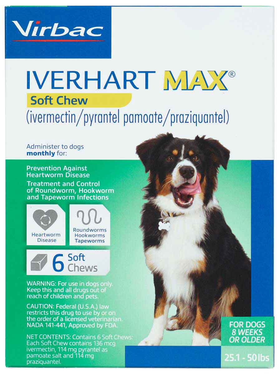 Iverhart Max For Dogs Virbac Safe Pharmacy Heartworm Prevention Dog iverhart-max-for-dogs-virbac-safe-pharmacy-heartworm-prevention-dog