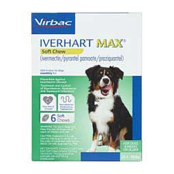 Iverhart Max for Dogs 25.1-50 lbs  6 ct - Item # 1500RX