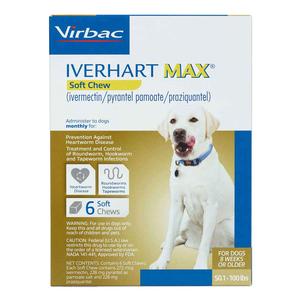 Iverhart Max for Dogs 50.1-100 lbs 6 ct - Item # 1501RX