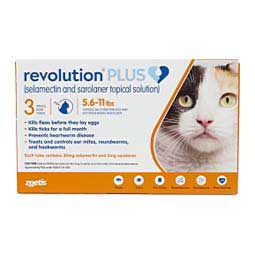 Revolution Plus for Cats 5.6-11 lbs (3 ct) - Item # 1505RX