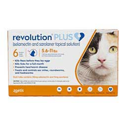 Revolution Plus for Cats 5.6-11 lbs (6 ct) - Item # 1506RX