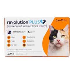Revolution Plus for Cats 5.6-11 lbs 6 ct - Item # 1506RX