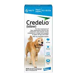 Credelio Chewable Tablets for Dogs 50.1-100 lbs 6 ct - Item # 1514RX