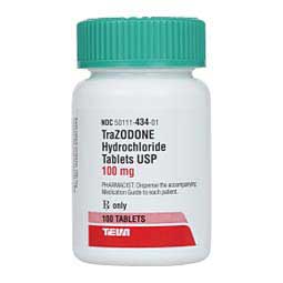 Trazodone for Dogs and Cats 100 mg 100 ct - Item # 1521RX