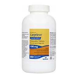 Carprieve Carprofen Chewable Tablets for Dogs (compares to Rimadyl) 100 mg 180 ct - Item # 1528RX