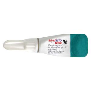 Bravecto Plus Topical Solution for Cats 2.6-6.2 lbs 1 ct - Item # 1529RX