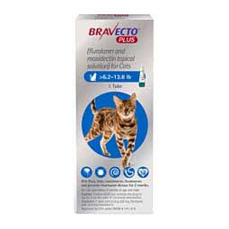 Bravecto Plus Topical Solution for Cats 6.2-13.8 lbs 1 ct - Item # 1530RX