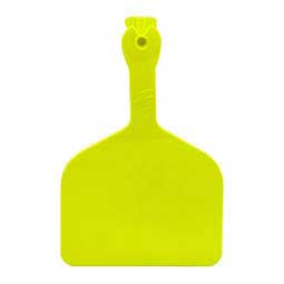 Feedlot Blank Cattle ID Ear Tags Chartreuse 1000 ct - Item # 15320