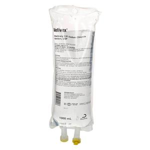 Sodium Chloride 0.9% Electrolyte for Animal Use 1000 ml - Item # 1532RX