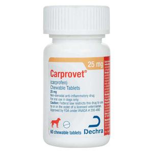 Carprovet Chewable Tablets for Dogs 25 mg 60 ct - Item # 1533RX
