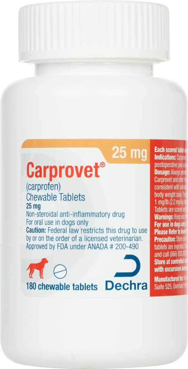 Carprovet Chewable Tablets for Dogs Dechra Veterinary Safe.Pharmacy