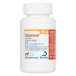 Carprovet Chewable Tablets for Dogs 25 mg 180 ct - Item # 1534RX