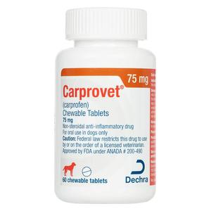 Carprovet Chewable Tablets for Dogs 75 mg 60 ct - Item # 1535RX