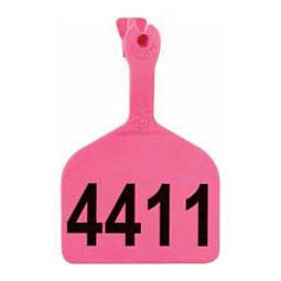Feedlot Ear Tags - Numbered Cattle ID Tags Pink 50 ct - Item # 15365