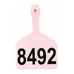 Feedlot Ear Tags - Numbered Cattle ID Tags Rose 1000 ct - Item # 15366