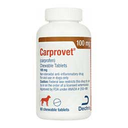 Carprovet Chewable Tablets for Dogs 100 mg 60 ct - Item # 1537RX