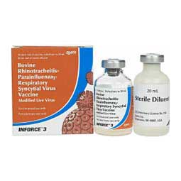 Inforce 3 Cattle Vaccine 10 dose + cannulas - Item # 15382