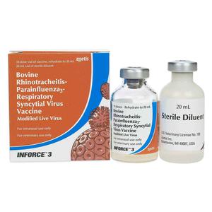 Inforce 3 Cattle Vaccine 10 dose + cannulas - Item # 15382