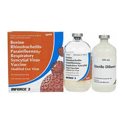 Inforce 3 Cattle Vaccine 50 dose + cannulas - Item # 15383