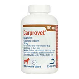 Carprovet Chewable Tablets for Dogs 100 mg 180 ct - Item # 1538RX