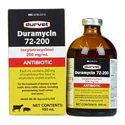 Duramycin 72-200 for Livestock 100 ml - Item # 1542RX