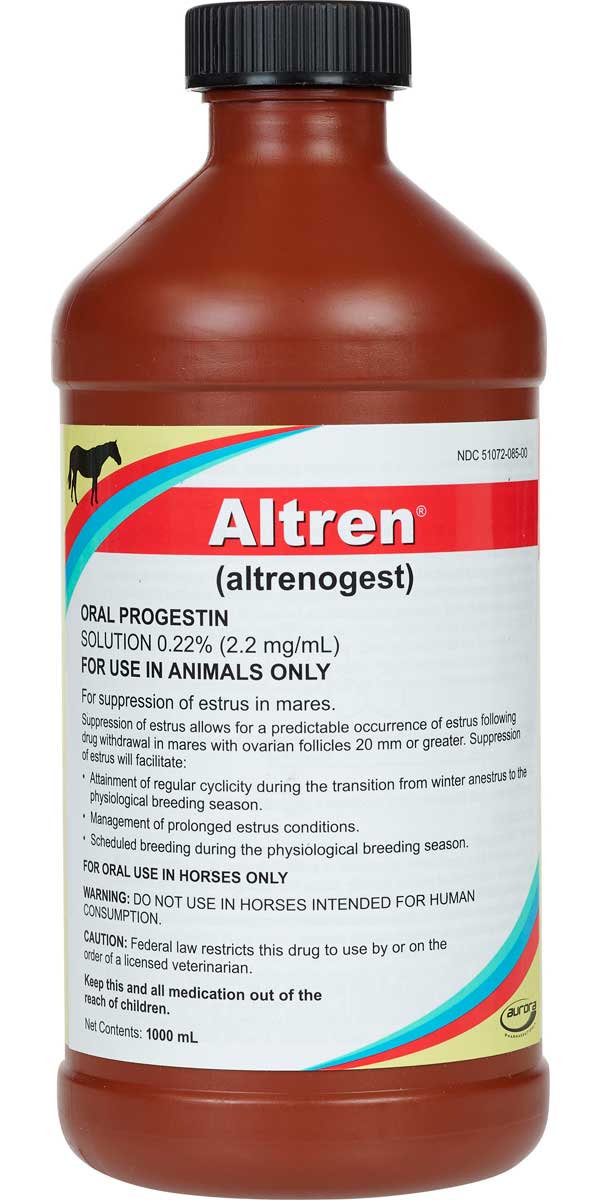 Altren (altrenogest) for Mares Aurora Pharmaceutical - Safe.Pharmacy