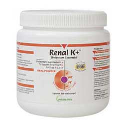 Renal K+ (Potassium Gluconate) Powder for Dogs and Cats 100 gm - Item # 15595