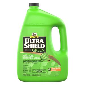 UltraShield Green Fly Spray Repellent for Horses, Ponies, Foals and Dogs 1 gallon - Item # 15634