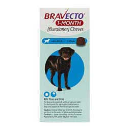 Bravecto 1-Month Chews for Dogs and Puppies 44-88 lbs 1 ct - Item # 1564RX